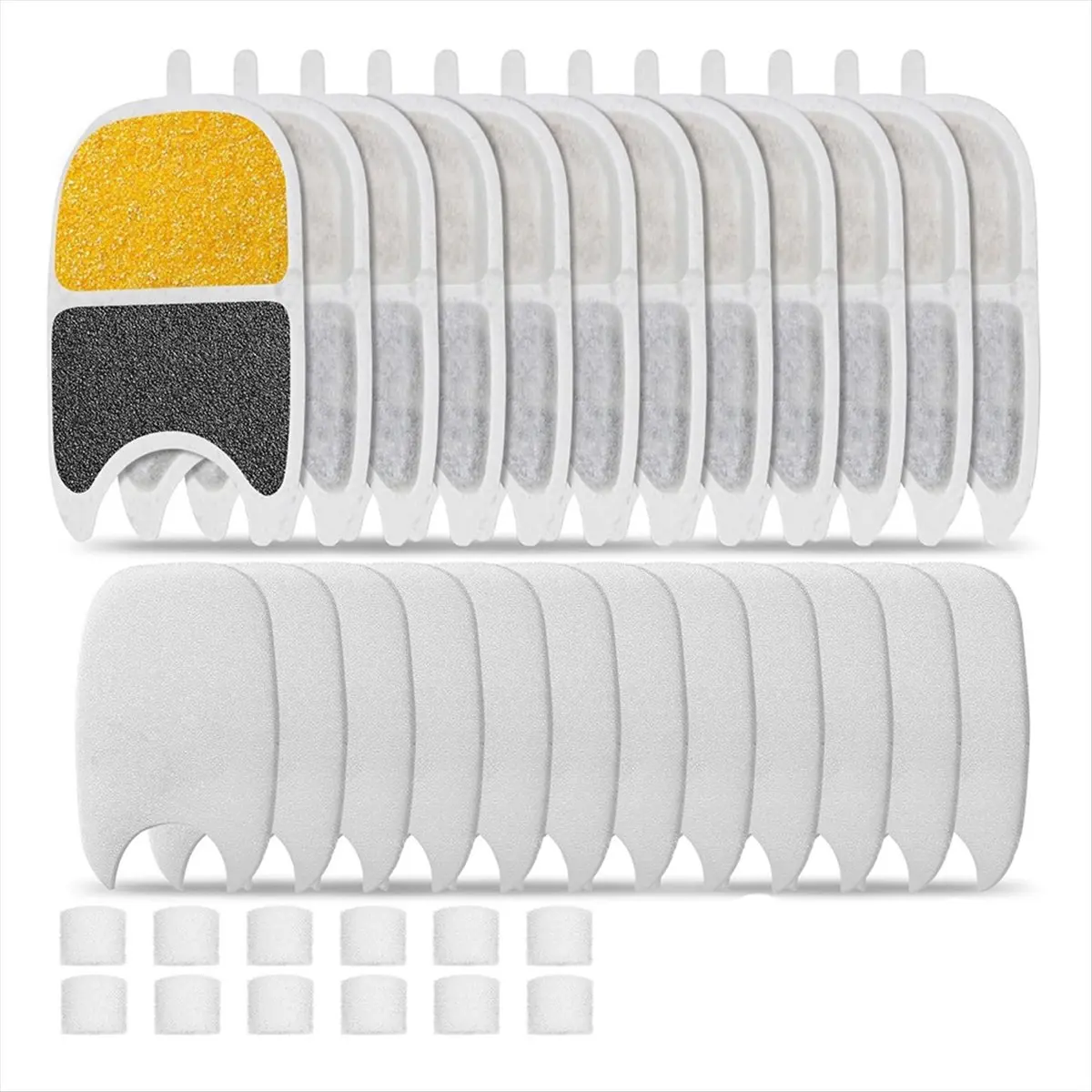 BHBL Cat Water Fountain Filter Replacement Pet Drinking Fountain Filters Compatible with 135 Fl Oz Cat Water Fountain 12 Set