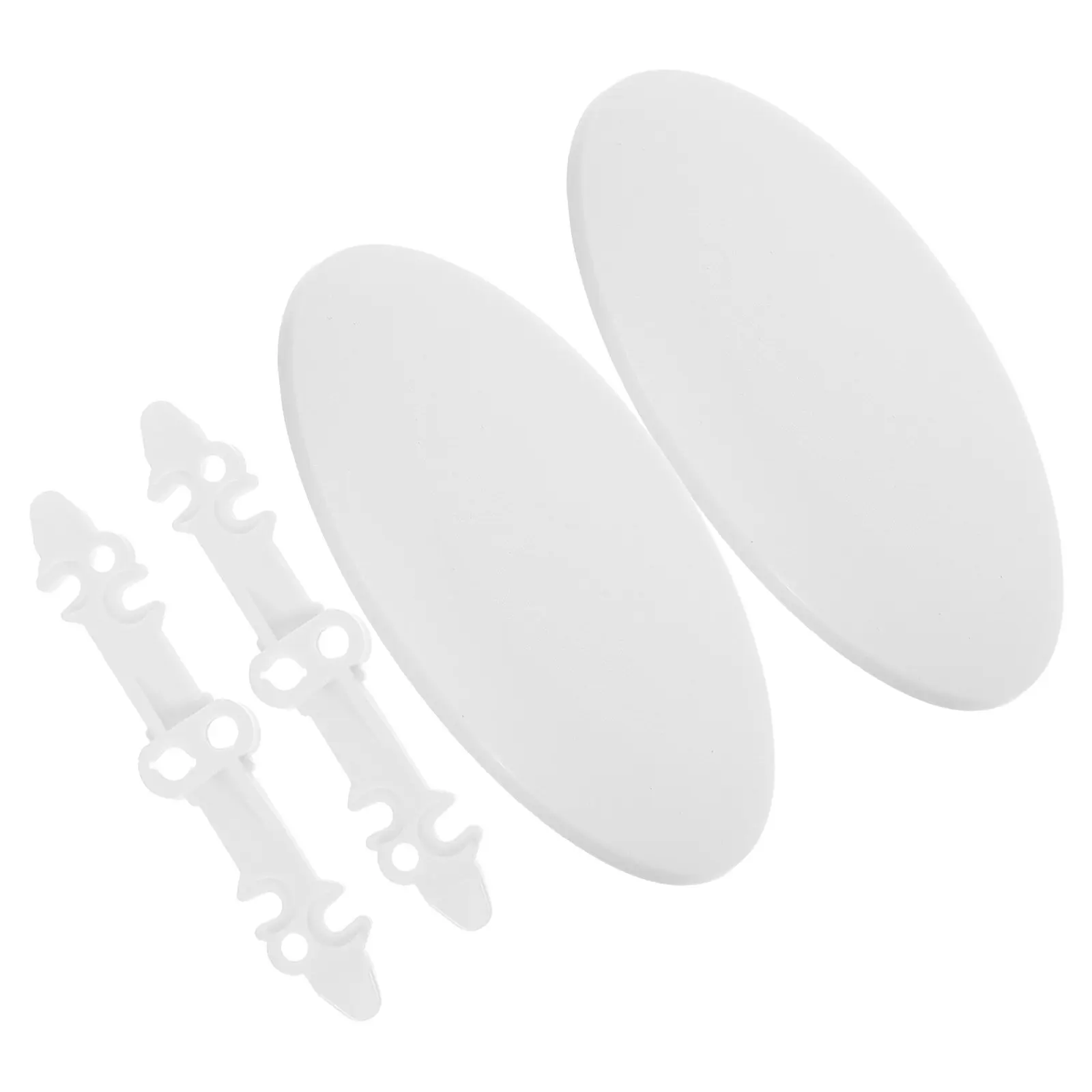 2Pcs Ceiling Box Cover Plate White Round Plastic Blank Electrical Junction Box Covers Ceiling Hole Cover for Office