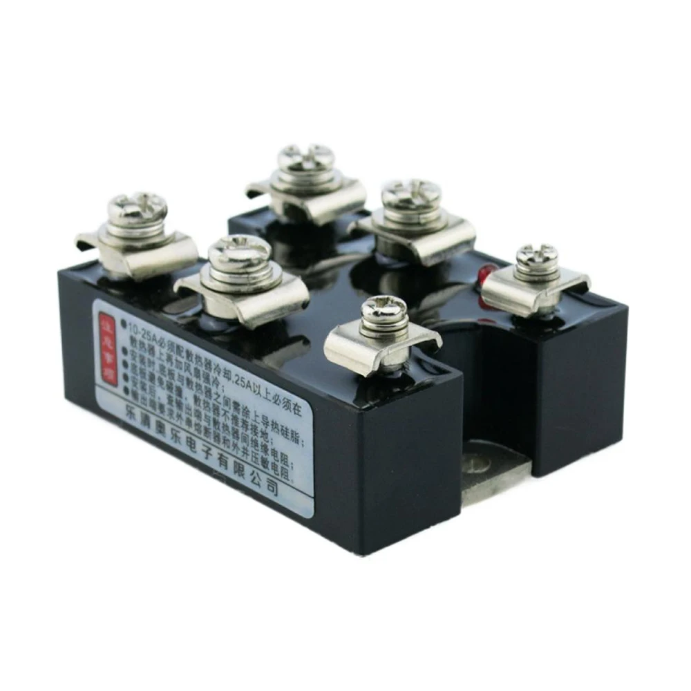 ASH-40DA-2 Contactless Solid State Relay 2-Phase Solid State Relay DC Controls AC Solid State Relay With Led Indicator Light