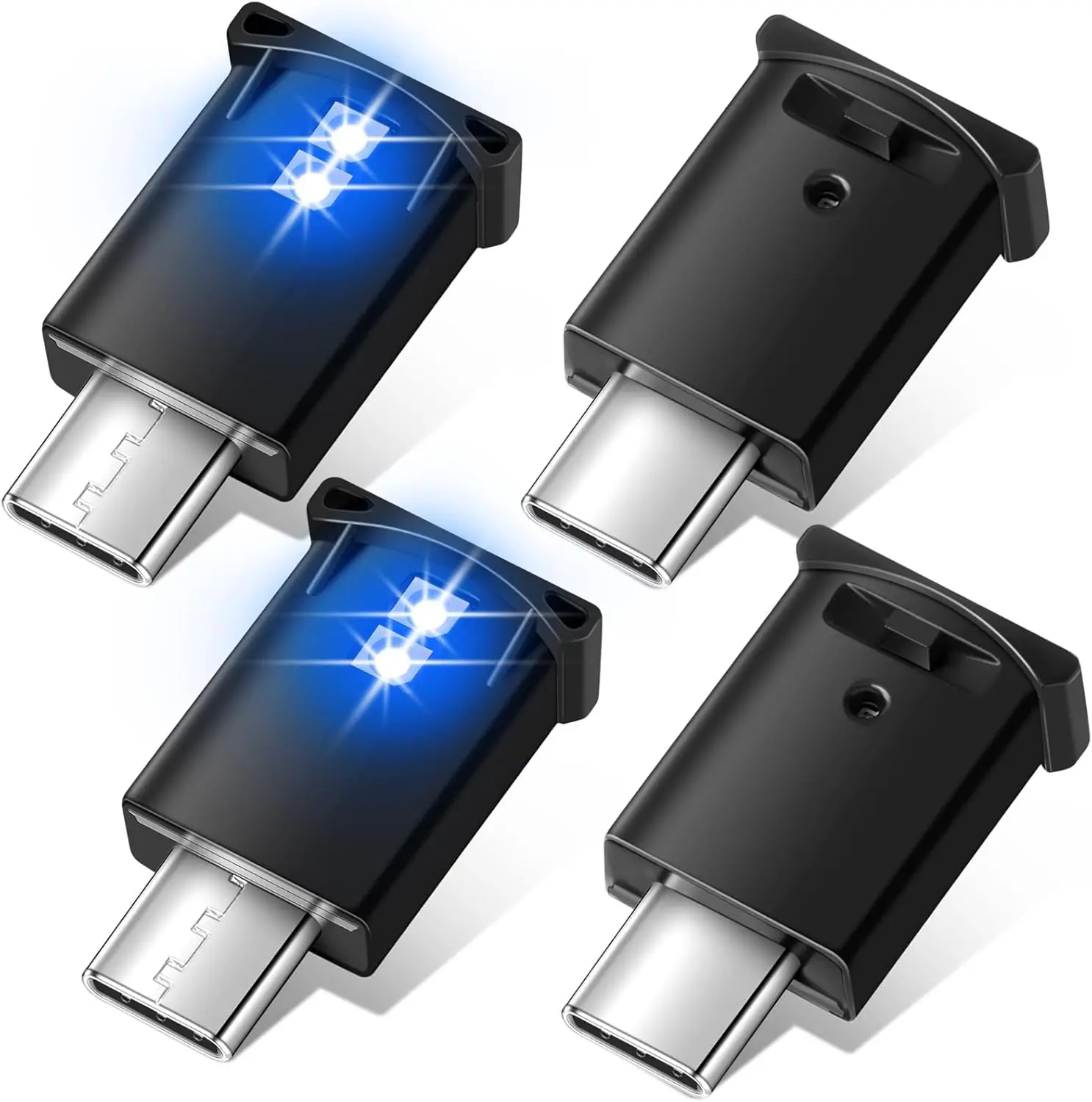 

Mini USB LED Light, 8 Colors Car Interior Lighting, Adjustable Brightness, Night Lamp for Laptop Keyboard Office