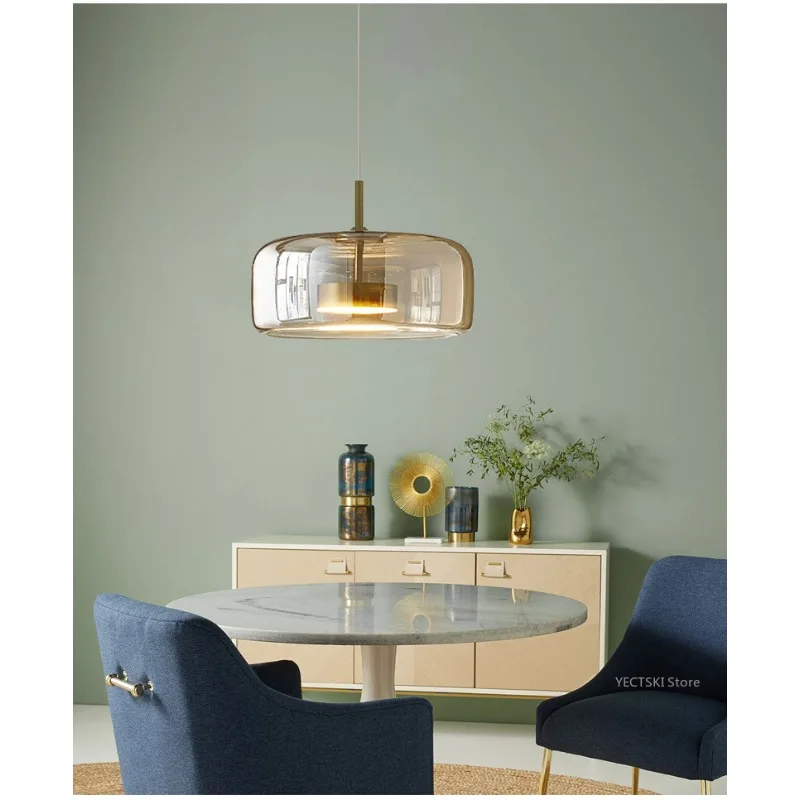 Modern Restaurant Pendant Light, Quarto simples, Luxo Cabeceira Pendurado Linha Luz, Coffee Shop Bar Table Lamp