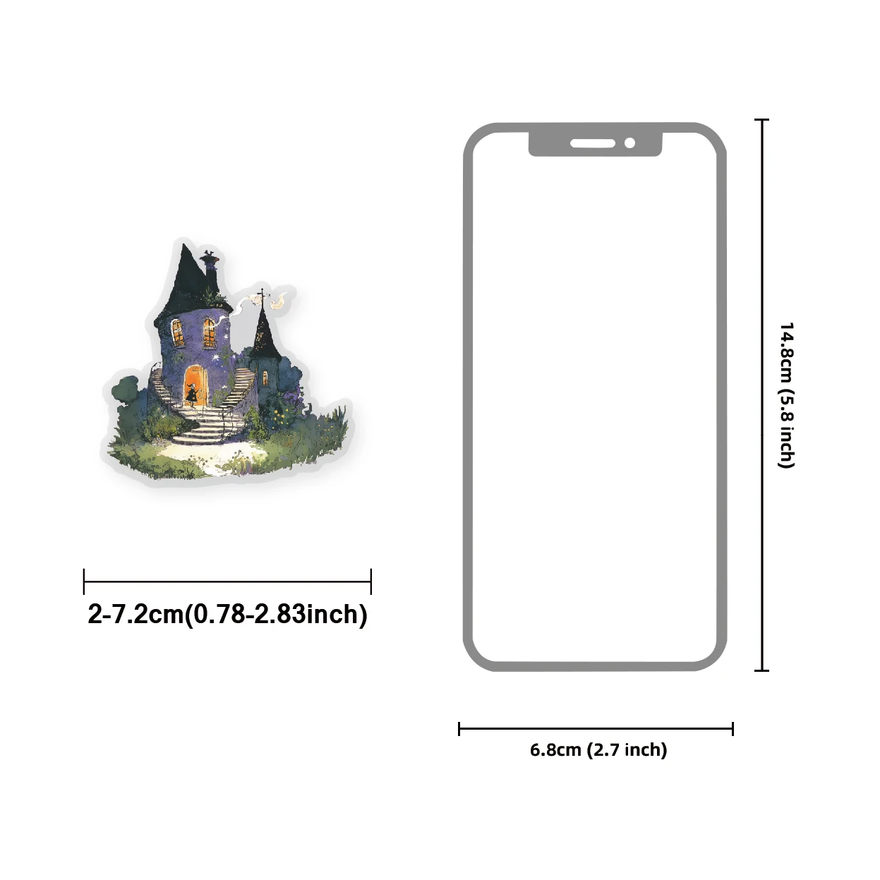 15pcs Cute Magic Intern Stickers for Laptops, Phone Cases, Scrapbooks, DIY Journals, Kids Crafts, Decorative Adhesive Decals