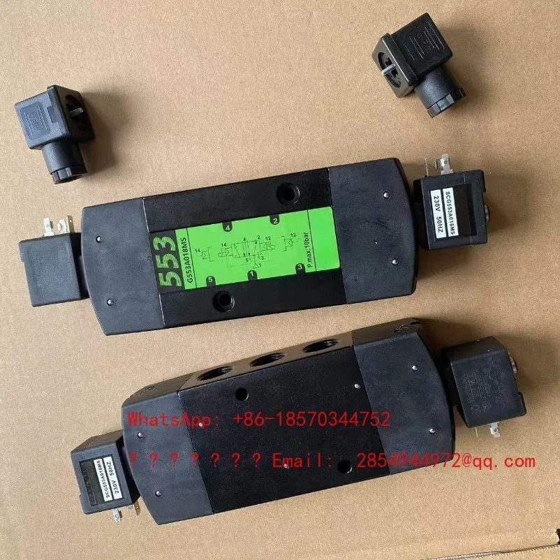 Solenoid Valve SCG553A018MS G553A002MS Two-position Five-way 4-point Pneumatic Reversing Valve G553C018M