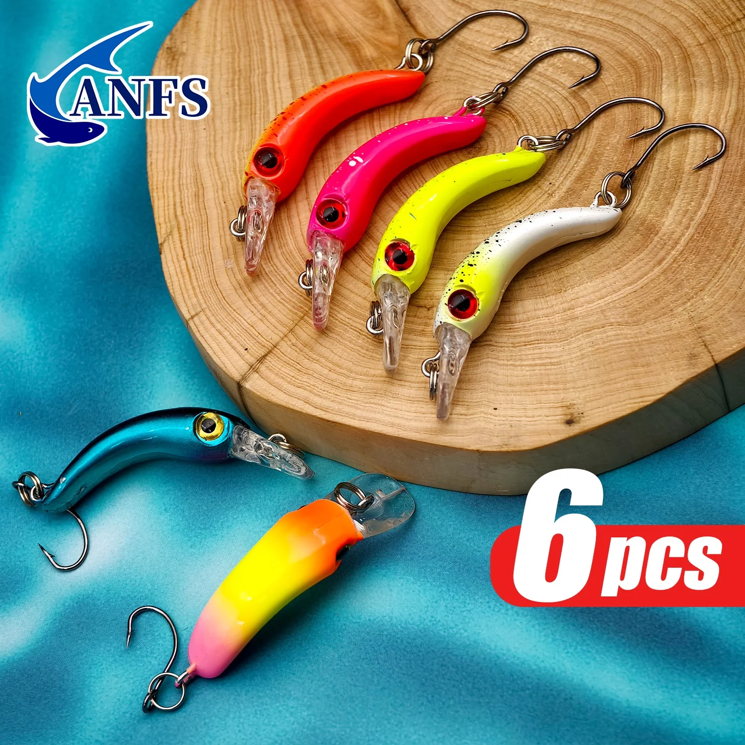 Anfs 6Pcs Fishing L…