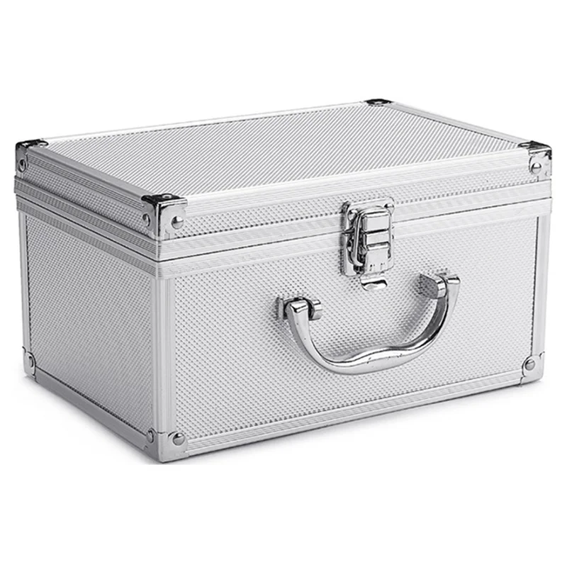 Cassetta degli attrezzi in schiuma di alluminio - Valigia portaoggetti per hardware meccanico 23X15X12,5 cm