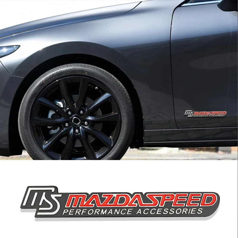3D 금속 스타일링 자동차 배지, MS 스피드 데칼 엠블럼 자동차 스티커, 마쓰다 MS Cx 4 Cx 5 Cx 8 Atenza Mx 5 Rf, 마쓰다 3 자동차 액세서리