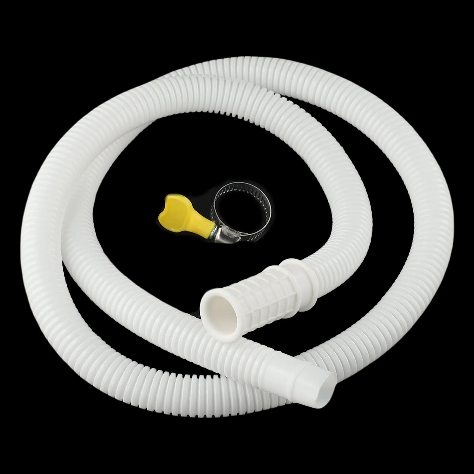 1pc TPE Washing Machine Water Inlet Hose Air Conditioner Drain Hose Portable Hose With Clamp Replacement Accessories