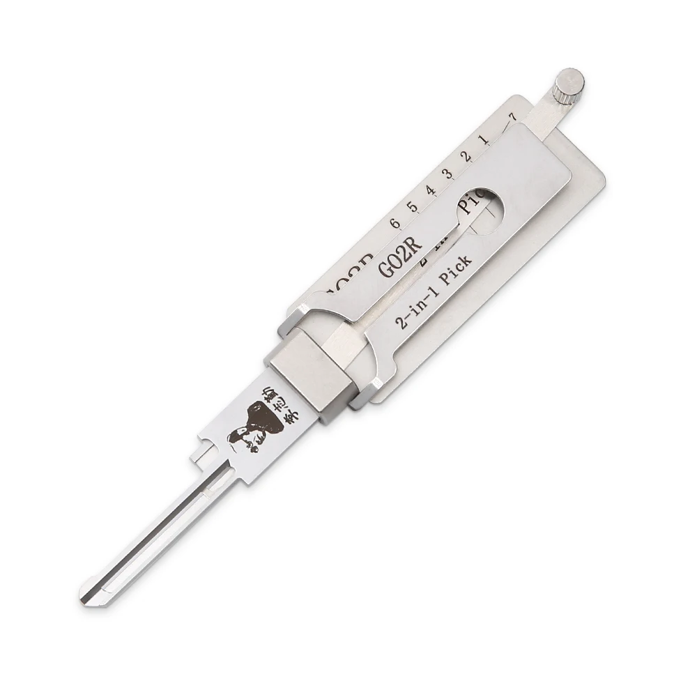 

GO2R LISHI 2-in-1 Tool High Quality Residential Professional Locksmith Supplies Repair Tools for Japan door lock
