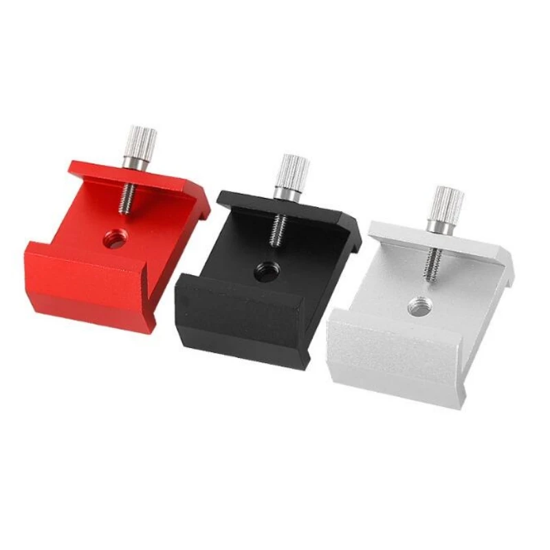 Agnicy Finder Mirror Base Dovetail Slot Tailgate Telescope Accessory Black & White & Red