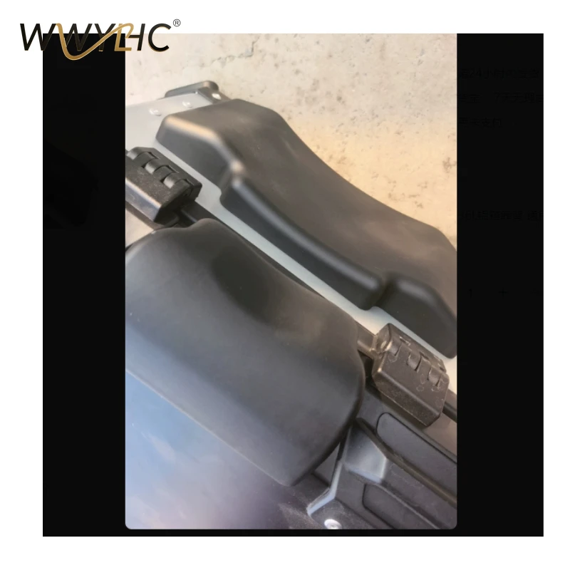 

Suitable for 36L Motorcycle Aluminum Alloy Trunk Backrest Universal 45L 55L 65L Rear Trunk Back Cushion Soft Pad Accessories