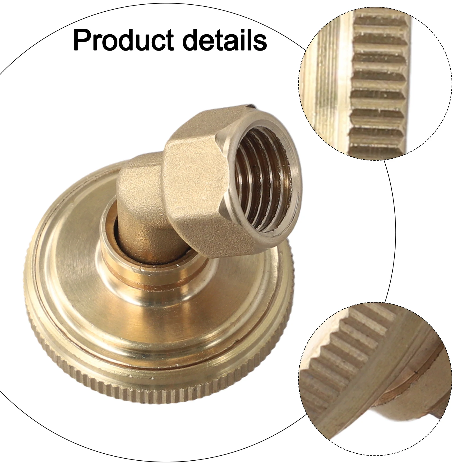 Brass Atomization Nozzle 7 Hole Nozzle For Irrigation Optimal Moisture Levels For M14 Hose High Pressure Atomization Nozzle