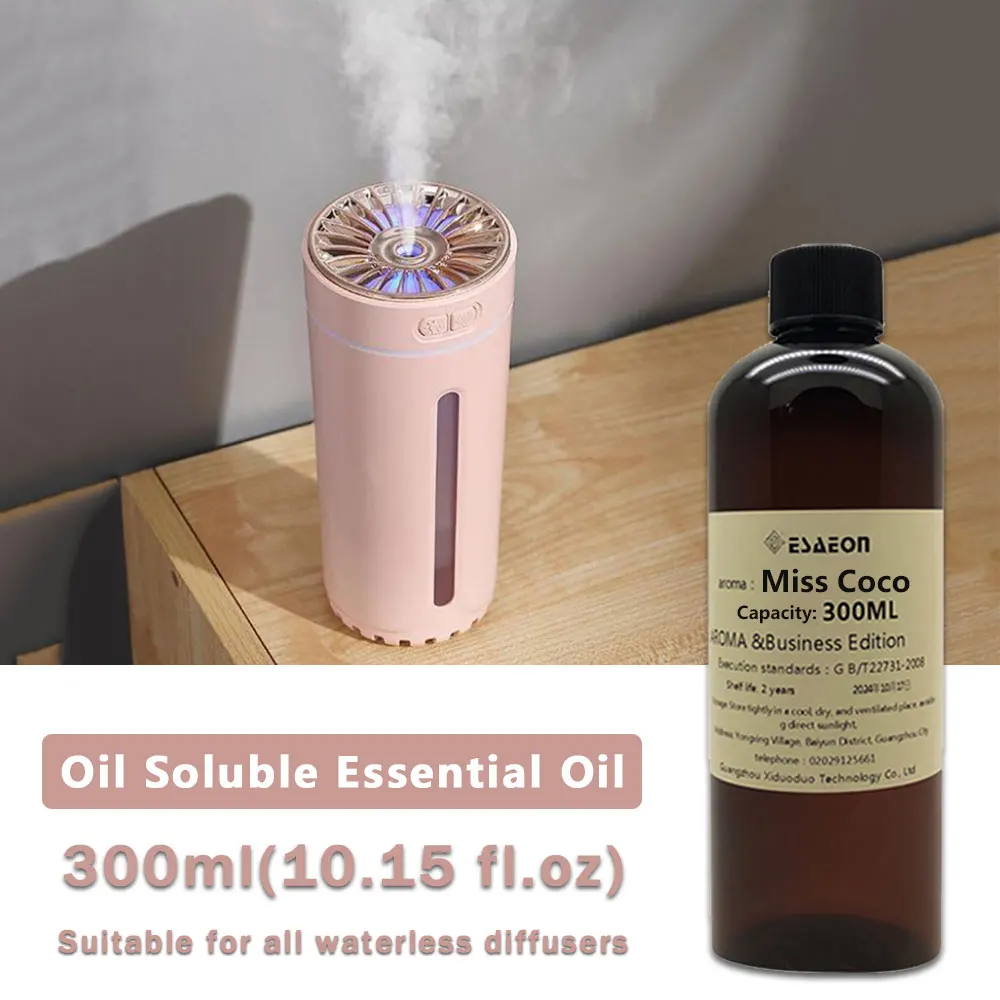 ESAEON 300ml (10.15 oz) Miss Coco Westin White Tea Essential Oils - Hotel Aromatic Machine Supplement Liquid, Aroma Diffuser Oil