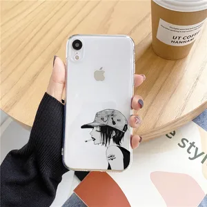 iPhone 15 11 13 14 Pro Max 7 8 Plus X XR XS Max SE2020 12mini透明カバー用の日本のクラシックアニメナナ電話ケース 10ベストセールスナナケース-6