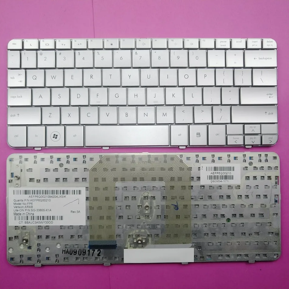 US Laptop keyboard for HP Pavilion DM1-1000 DM1 dm1-1027tu DM1-1005TU Silver Keyboard Us Layout