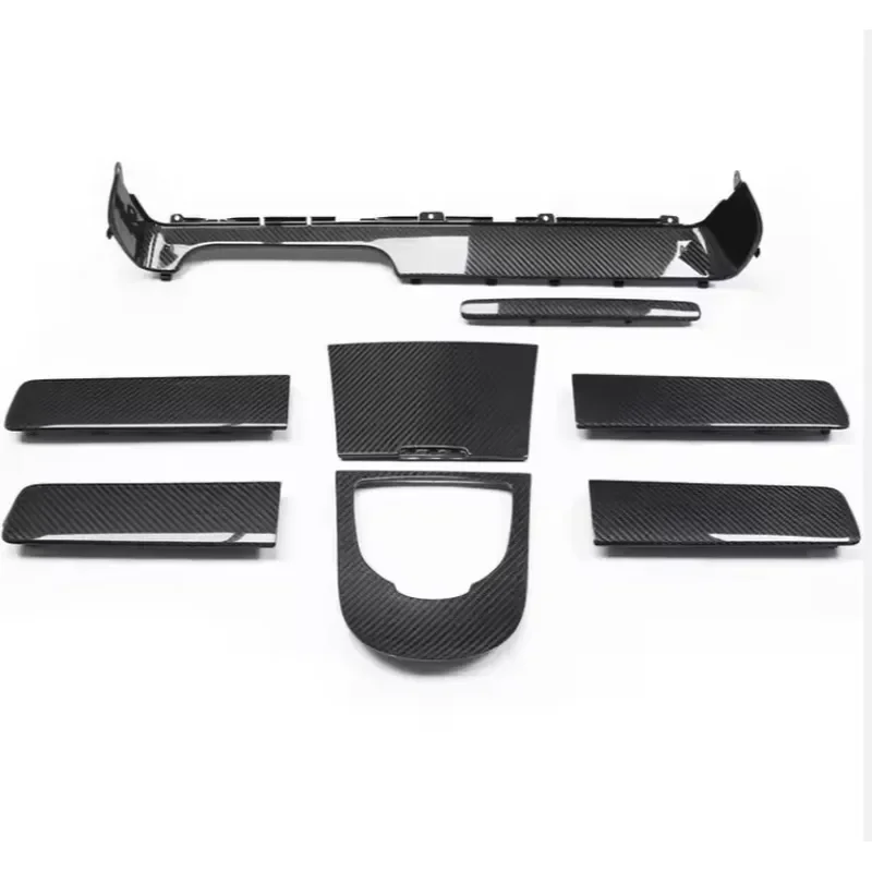【CHIMU HOME】 Real Dry Carbon Fiber Interior Trim Replace Style for G-Class W464 G500 G63 for LHD Professional Panel Kit