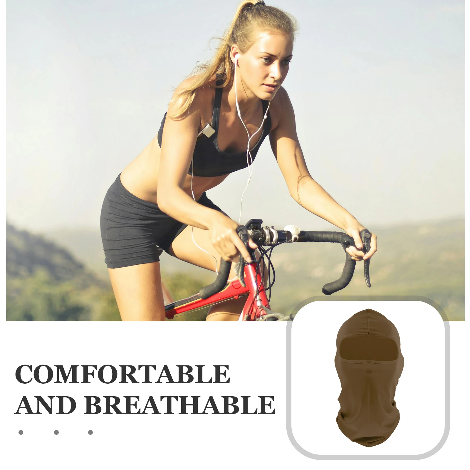 

Sun Protection Headgear Motorcycling Face Cover Hooded Balaclava Hoodie Bike Motorcycle Neck Balaclavas for Men Scarf Spandex