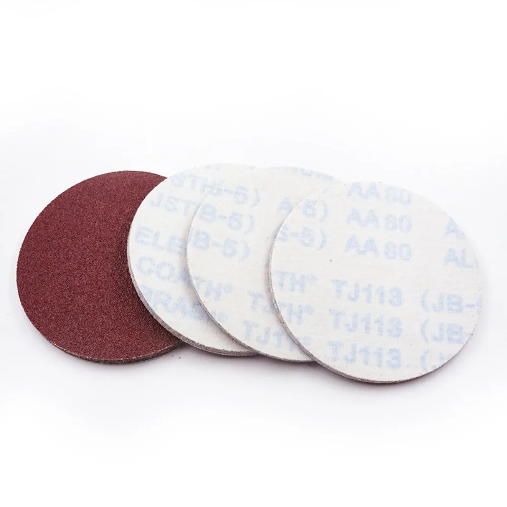 Pano de lixa de disco de 5 polegadas; pano de lixa flocado; rebolo para trabalhar madeira; disco de moagem de ar