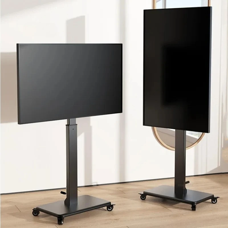 26-80 Inch TV Floor Stand Supports Horizontal and Vertical Screen Rotation Livingroom Bedroom Universal Movable Tv Bracket