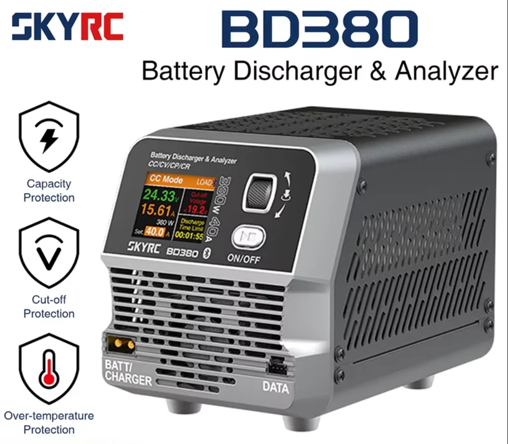 محلل مفرغ بطارية قوي SkyRC ، معزز طاقة الاندفاع لنماذج تحكم عن بعد ، من من من نوع scyrc ، 40 أمبير ، 30 فولت ، 4 أوضاع ، CC ، CP ، CR ، CV