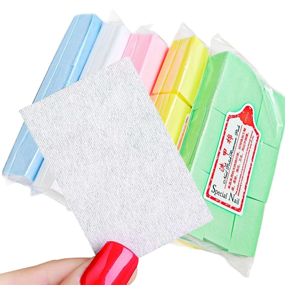 Unscented Disposable Nail Wipes Soft Lint-Free Nail Polish Remover Pads Nail Cleaning Wipes Nail Tool& Accessories for Nail Care