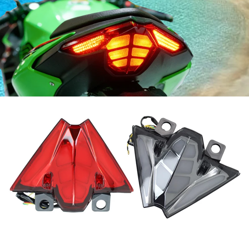 

Дымчатый светодиодный задний фонарь в сборе для KAWASAKI Ninja 500 SE EX500 Z500 Z 500 2024 2025