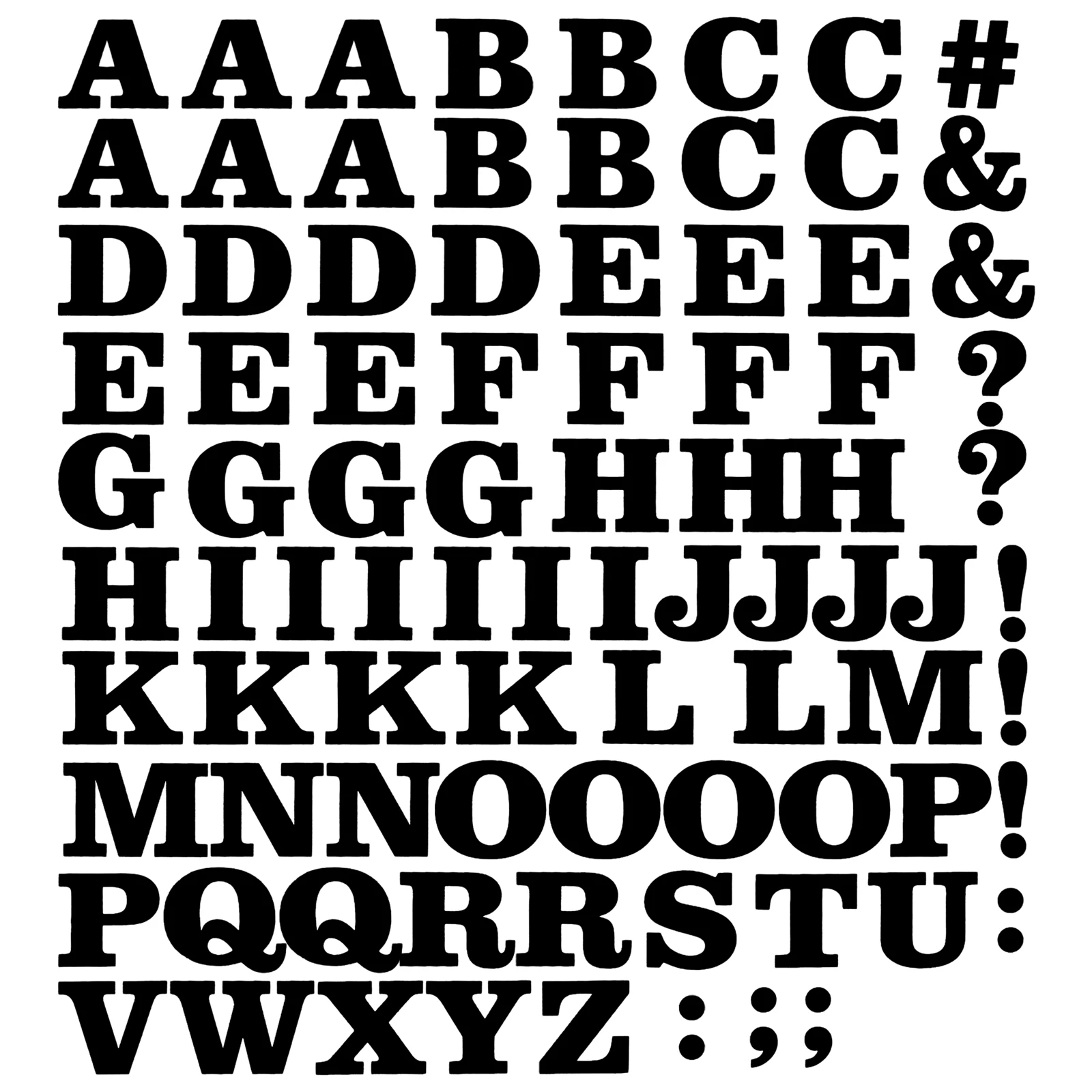 

5 Pcs Sticker Alphabet Thermal Transfer Decoration Letter Vinyl Flocking Patches for Clothes