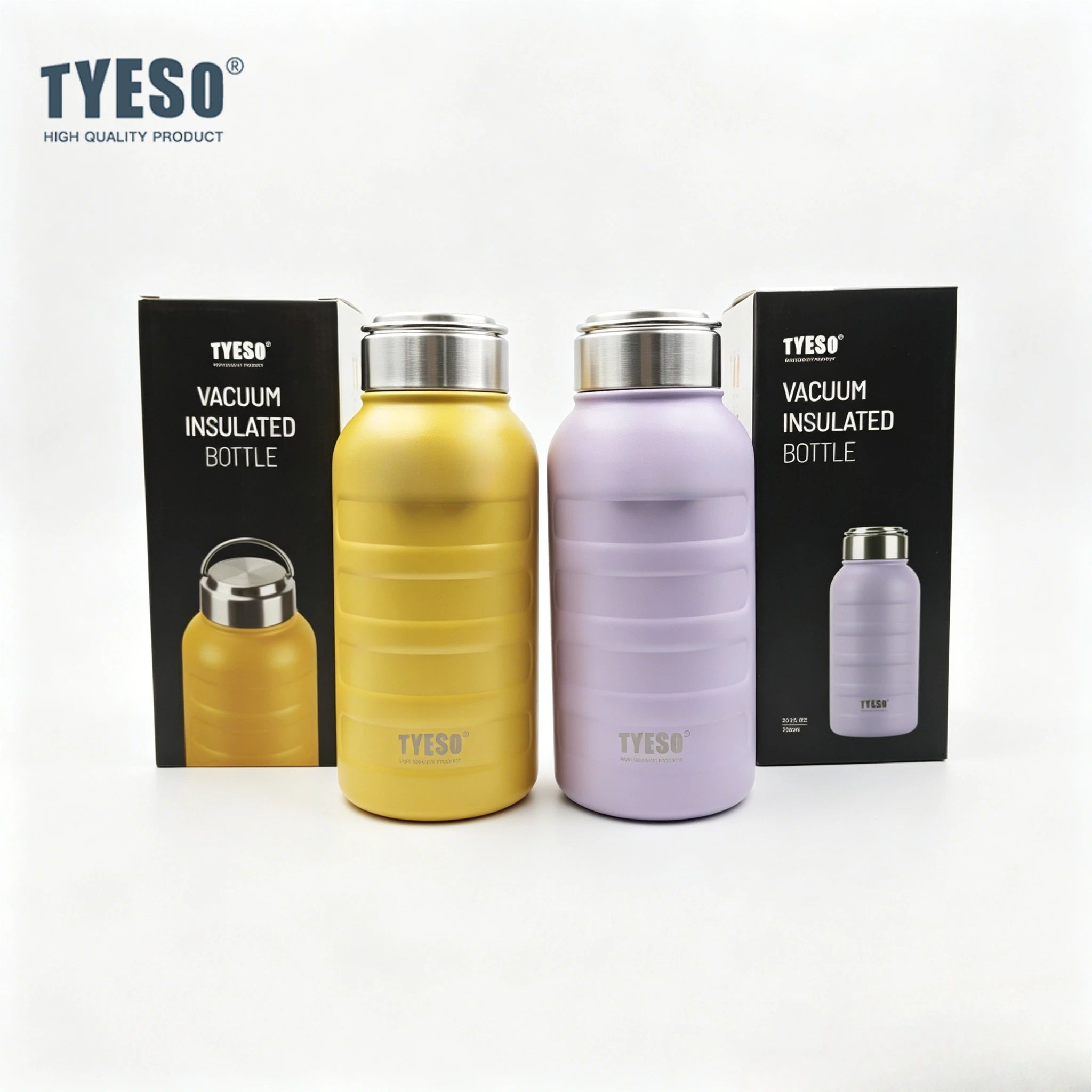 Tyeso 360ml Thermoses Stainless Steel Thermos Mug Thermal Tumbler Drinks Cup Water Bottle Sport Portable Vacuum Flasks