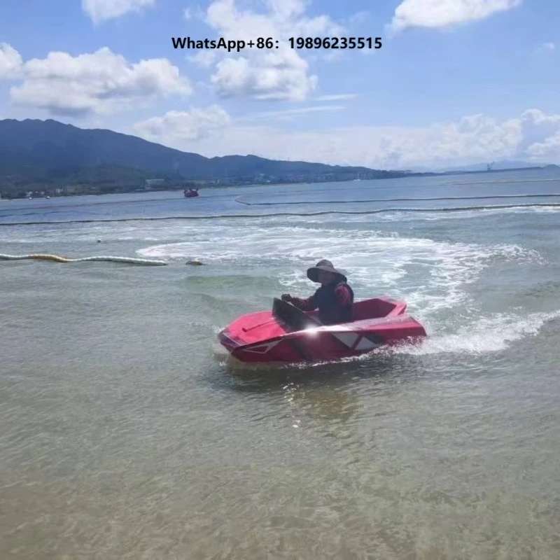 2025 Electric Water Jet Boat Fashionable Jet Ski Go-Kart New Inflatable E-Boat for Wave Surfing Water Amusement Facilities