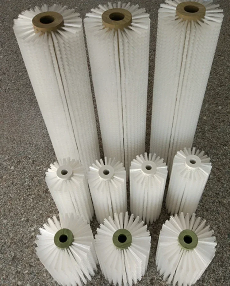 بكرة فرشاة صناعية ، فرشاة أسطوانية ، فرشاة سلك نايلون صغيرة ، إزالة الغبار ، عجلة مجوفة ، فرشاة أسطوانية ، دائرية