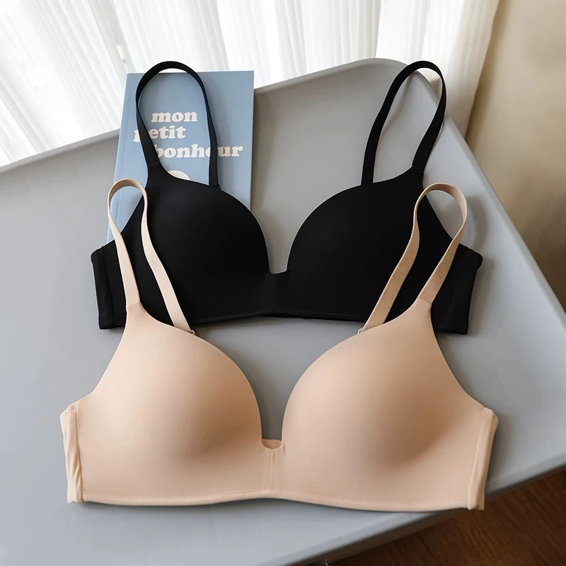 Reggiseni senza cuciture per le donne senza filo Push Up Bralette cinghie regolabili biancheria intima morbida Lingerie Sexy femminile reggiseni