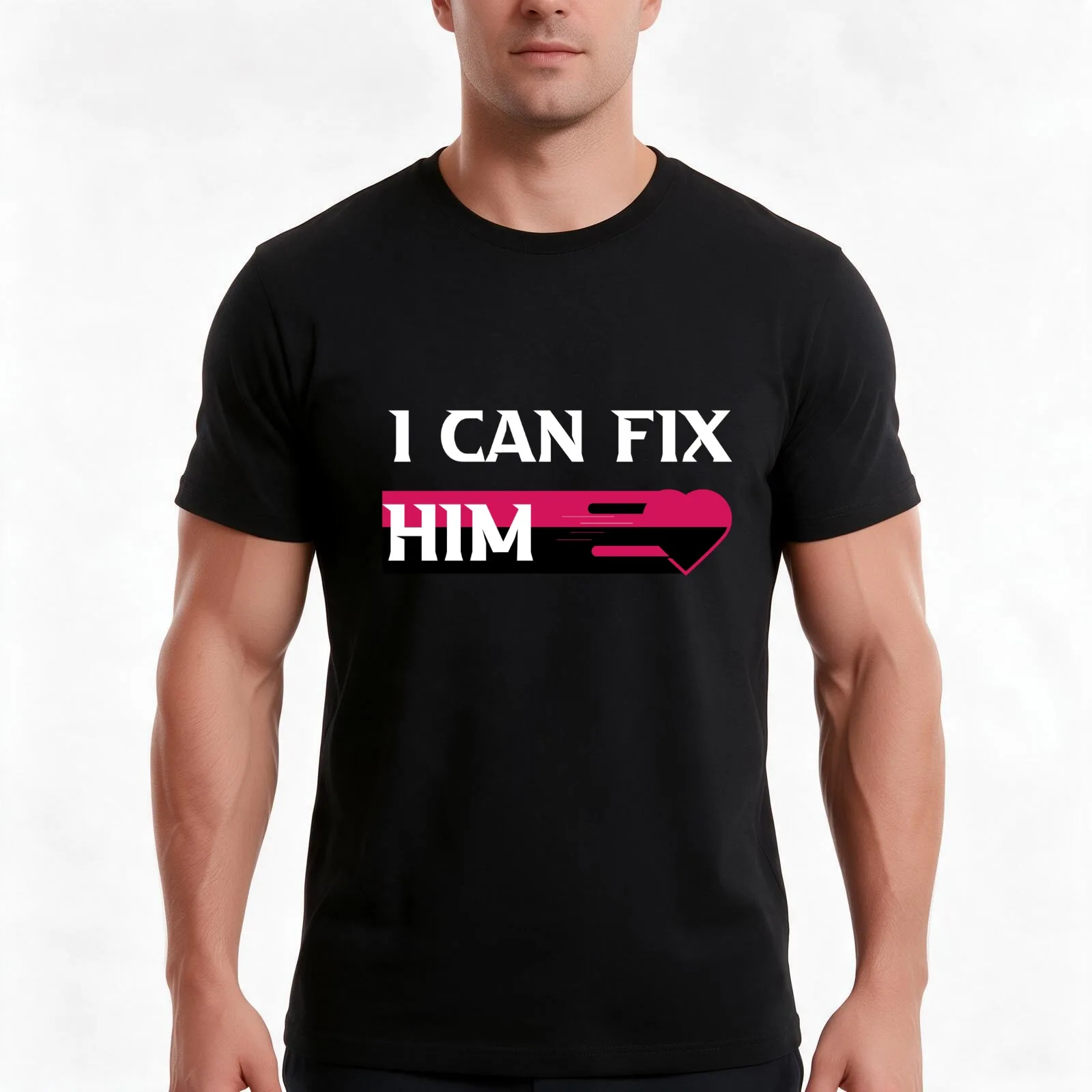 I can fix him tom blyth T-Shirt, Summer Casual Cotton Tee, Oversized Streetwear Tops, Vintage Graphic Print, Unisex Men Women