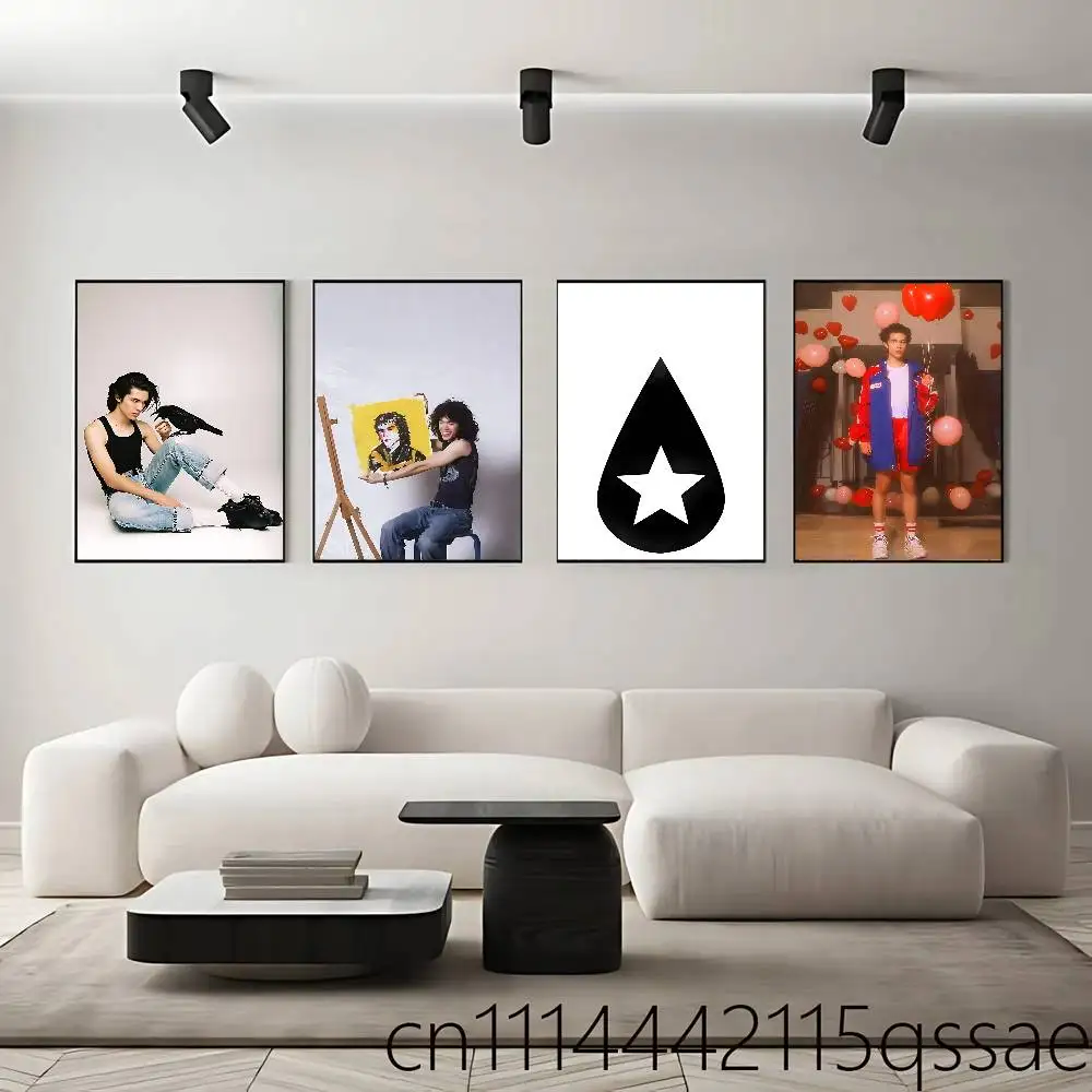 C-Conan Gray Wishbone Rolled Poster Cartoon Wall Art for Nursery Kid Room Playroom Cute Princes Painting Home Room Decor