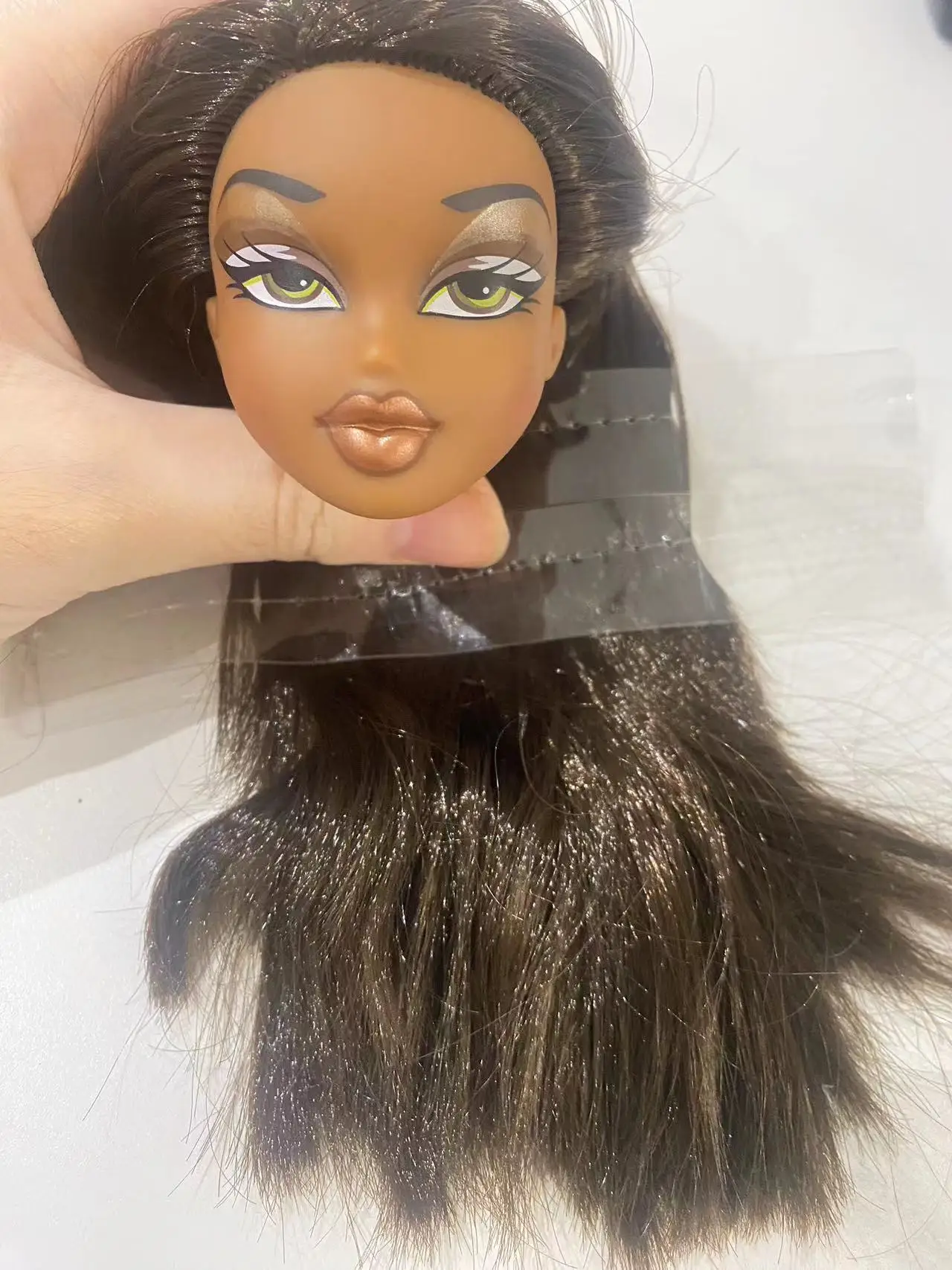 Beautiful Bratzdoll Makeup Doll Girls Love Cute Dolls head plastic head