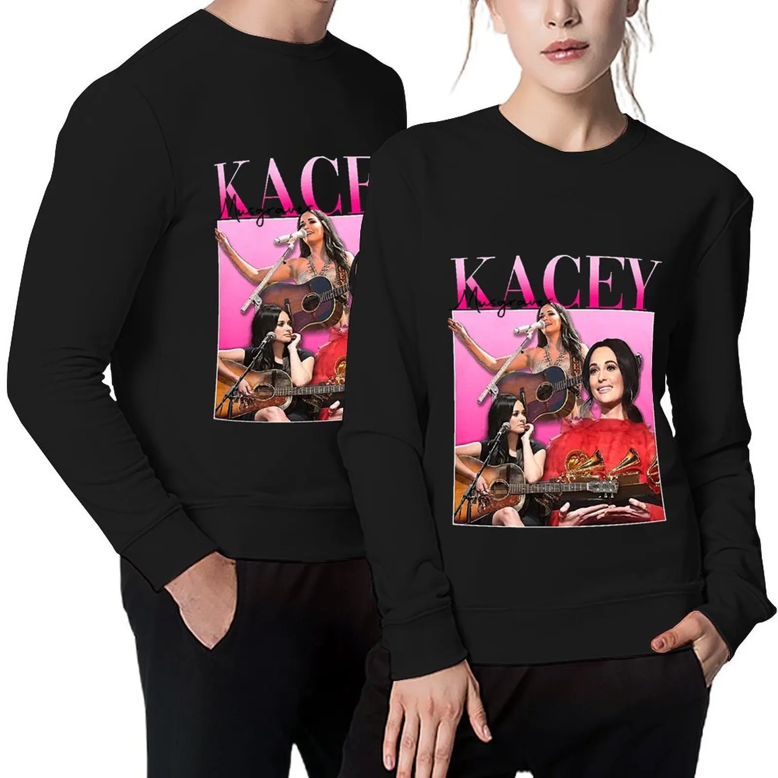 

Kacey Single Classic Musgraves Music Black Pullover aesthetic clothing tracksuit men blouse mens clothing men's sweatshirts