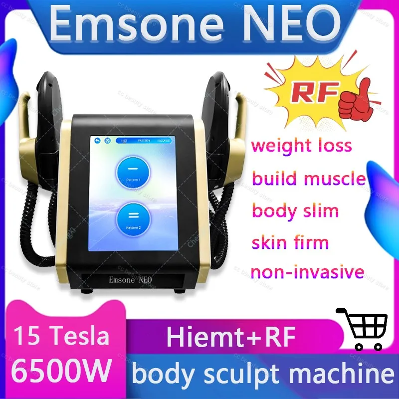 

6500W EMS Muscle Sculpt Machines Emsone NEO HI-EMT Slimming Loss Weight EMS Body Stimulator with 200hz
