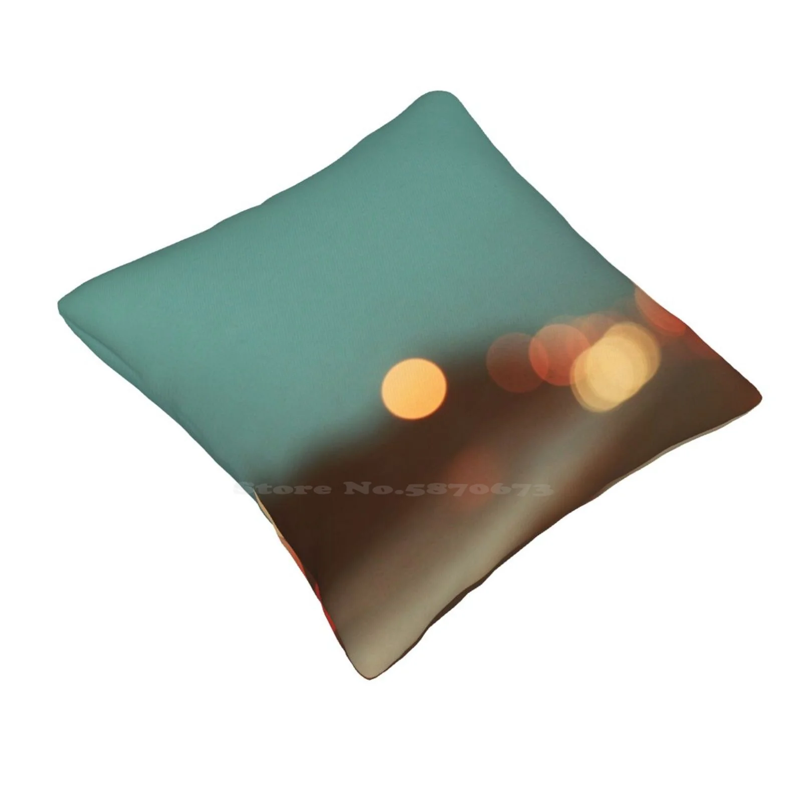 December Light Fashion Sofa Throw Pillow Cover Pillowcase Abstract Car Travel Road Trip Bokeh Lights Street Light Alicia Bock