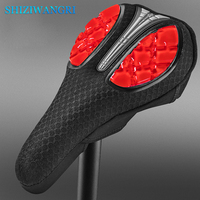 Soft silicone bicycle seat MTB road bicycle saddle ultra light, breathable and comfortable cushion for men's bicycle saddle