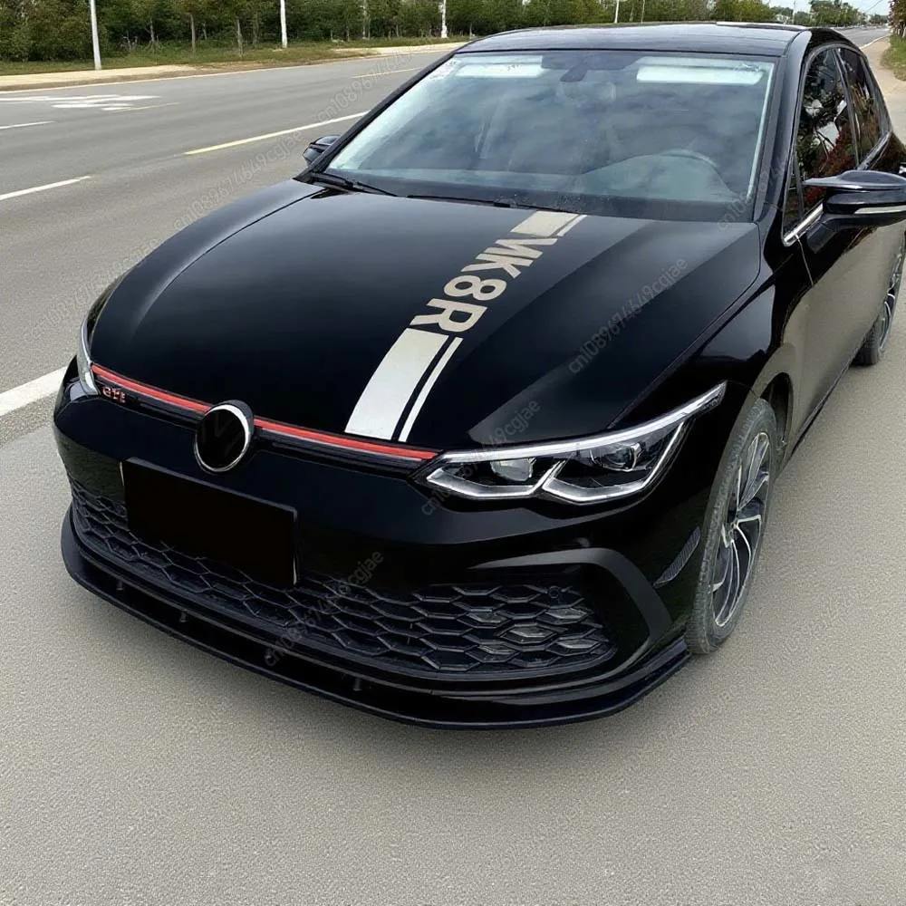 

Глянцевый черный спойлер-сплиттер для переднего бампера в стиле Maxton для VW Golf 8 MK8 GTI GTD GTE R-line 2020-2024, тюнинг-комплект для кузова.