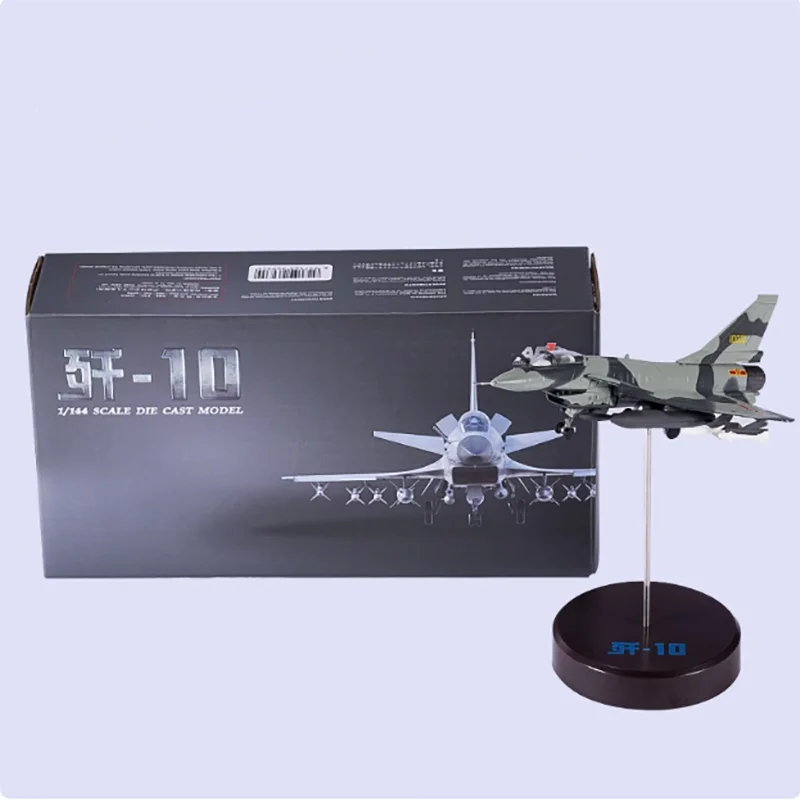 1:144 Scale J-10 J10 Aircraft Model Simulation Bomber Fighter Transport Model Alloy Aircraft Model Commemorative Collection