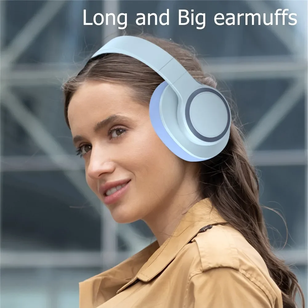 Shoumi 2023 سماعات لاسلكية طويلة التحمل بلوتوث سماعة سماعة كبيرة الكمون المنخفض عقال سماعة الألعاب مع هيئة التصنيع العسكري #3