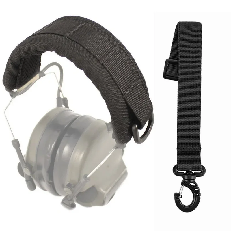 Outdoor Modular Headset Cover Molle Headband for General Tactical Earmuffs Microphone Hunting Accessories Headphone Cover