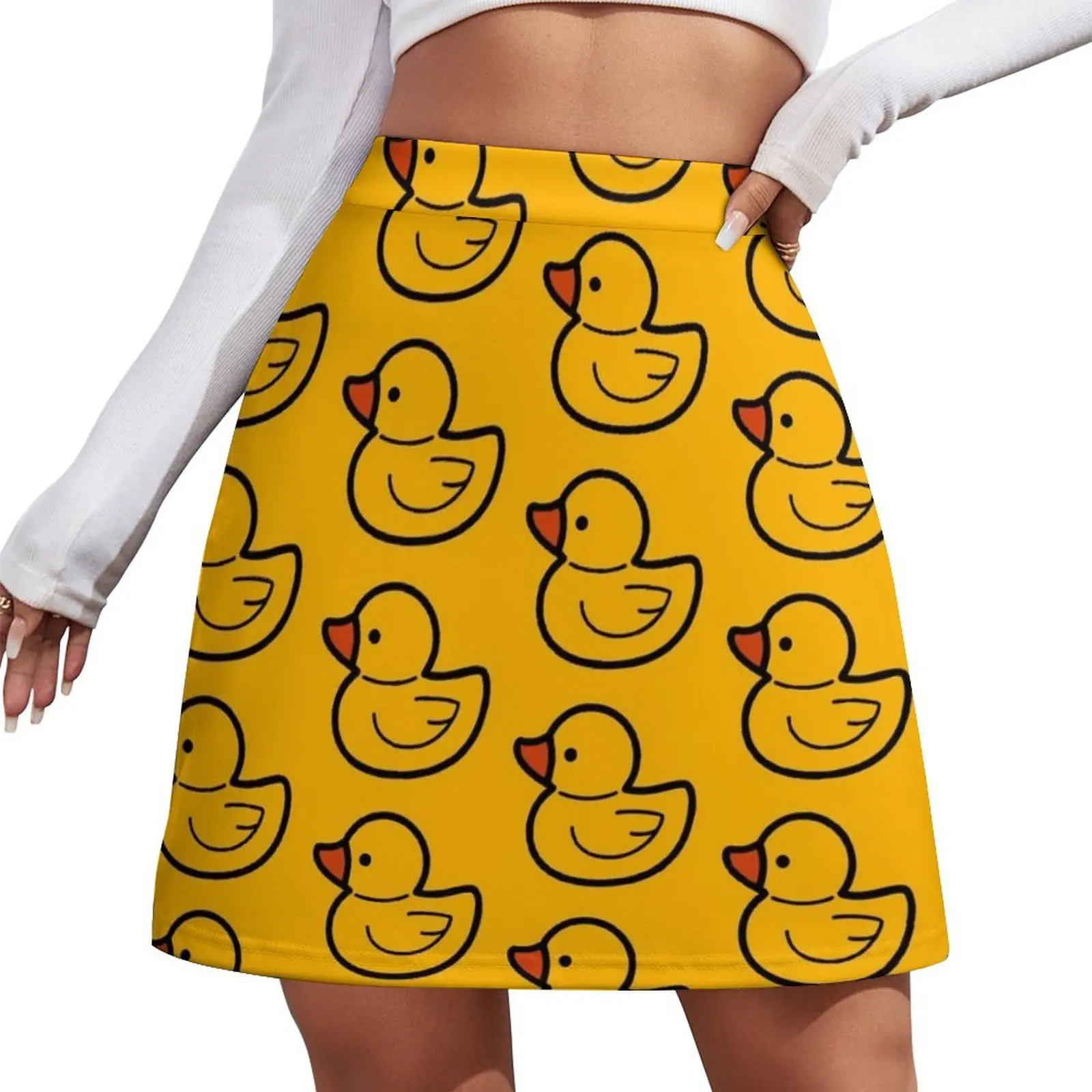 

Rubber Ducky Mini Skirt luxury women's skirt shorts Women clothing skirt sets