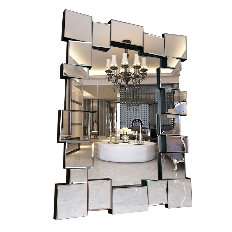 100X75cm Large Customizable Makeup Various Shape Home Decorative Modern Decor Luxury Bed Bathroom Wall Mirror Dropshipping DDP