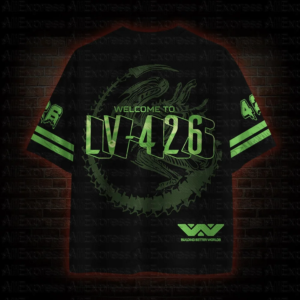 2026 New Movie Sports Fashion Adult and Children's Short Sleeve V-neck Street Eye Clothing Gothic Style Horror Fans Gift