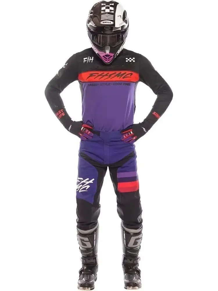 AliExpress fasthouse 2026 FH MX Helium Moto Jersey Set Dirt Bike Motocross Gear Set shift ATV Motorcycle Combo Off Road Jersey And Pant