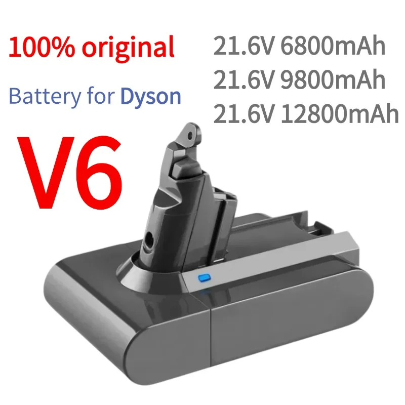

21.6V 12800Ah For Dyson Battery Replacement DC59 DC58 SV03 SV04 SV09 V6 Animal Motorhead V6 Slim V6 Absolute Vacuum Battery
