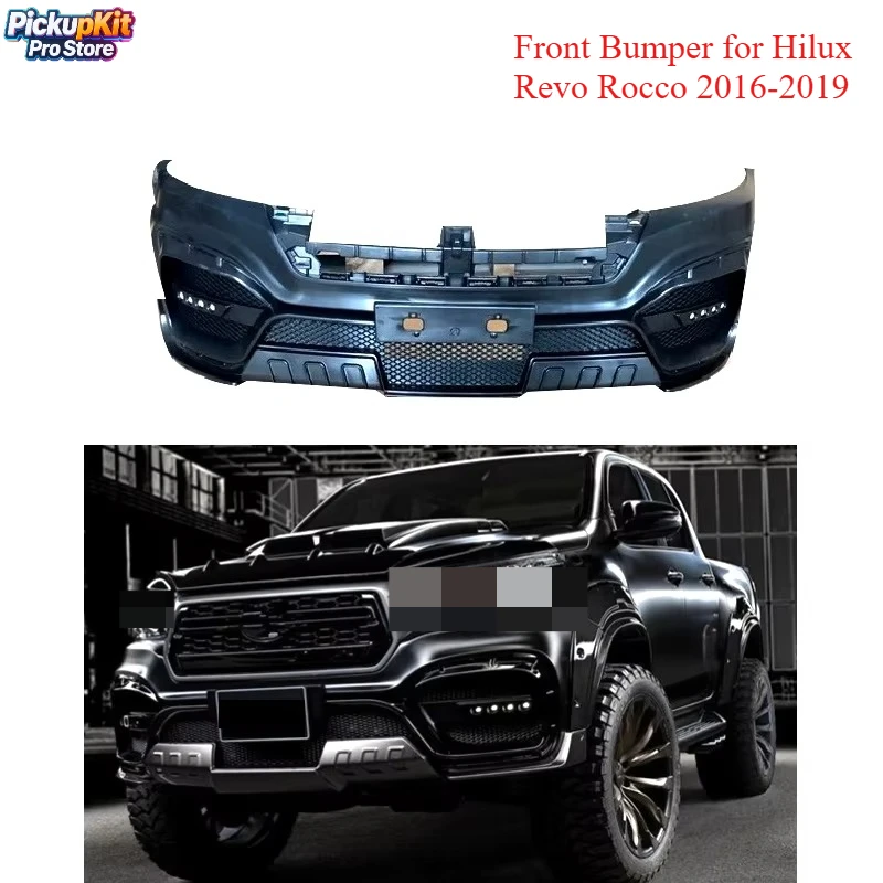 

Комплект для рестайлинга: передний бампер для Hilux Revo Rocco 2016-2019, 4x4 пикап, обновление кузова