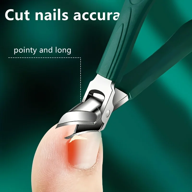 Thick Nail Design Stainless Steel Nail Clipper, Suitable for Adults and Seniors with Thick Hard Nails - Unisex, image 5