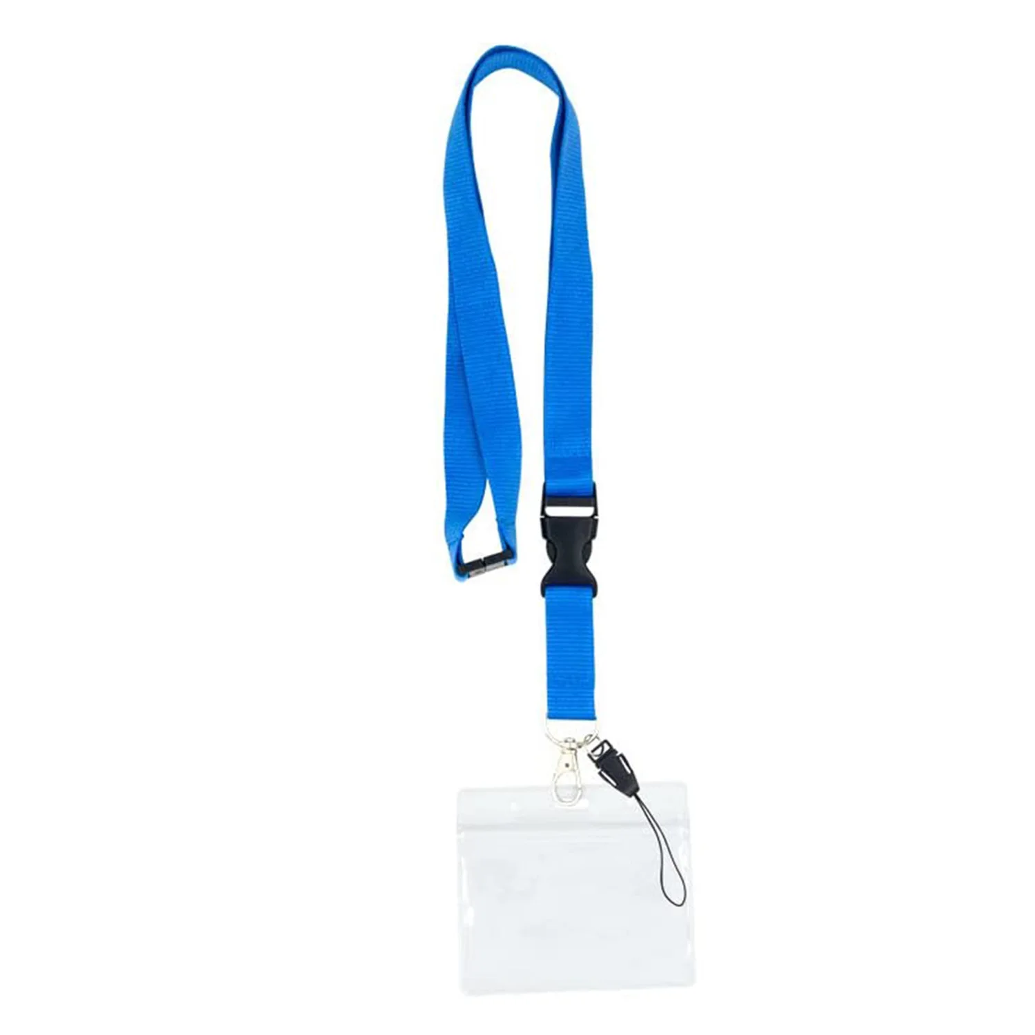 PVC Card Holder Waterproof Colorful Cruise Pass ID Badge Lanyard Removable Security Buckle For Cruise Ship Passengers Office