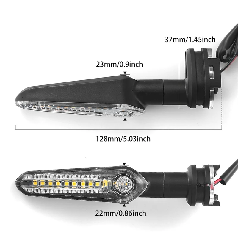 For Yamaha MT07 Tracer 700 900 XJ6 FZ6 MT09 900 MT10 LED Turn Signal Indicator Light for YZF R15 R1 R3 R6 R7 R9 R25 FZ1